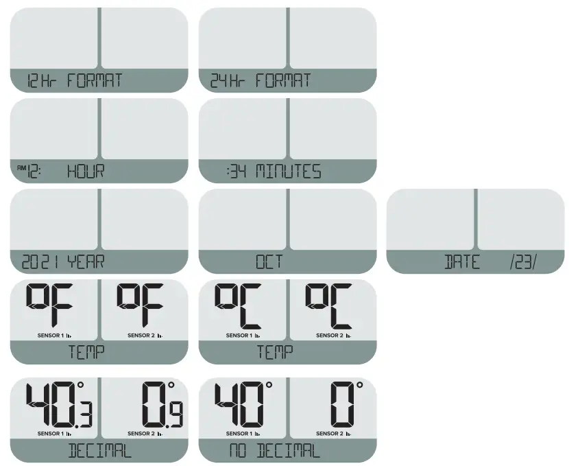 LA CROSSE TECHNOLOGY 308 149 Wireless Refrigerator - CLEAR