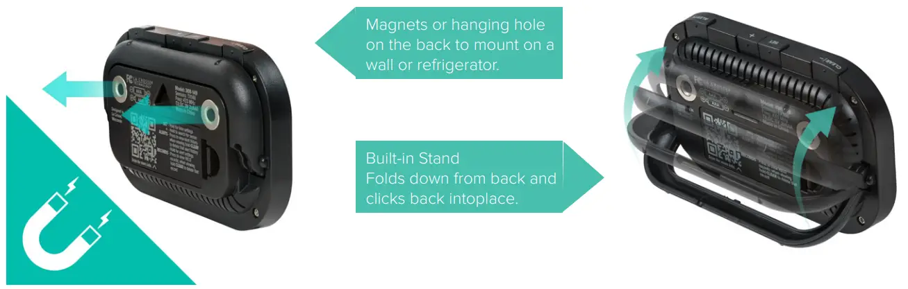 LA CROSSE TECHNOLOGY 308 149 Wireless Refrigerator - FUNCTIONS 1