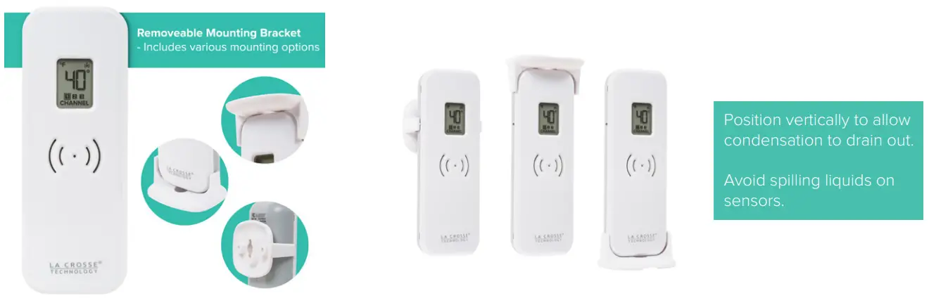 LA CROSSE TECHNOLOGY 308 149 Wireless Refrigerator - Sensors