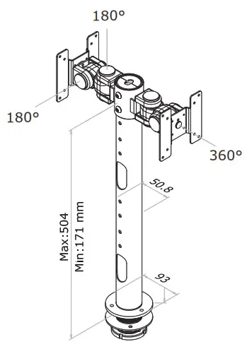 Neomounts FPMA-D05DBLACK Monitor