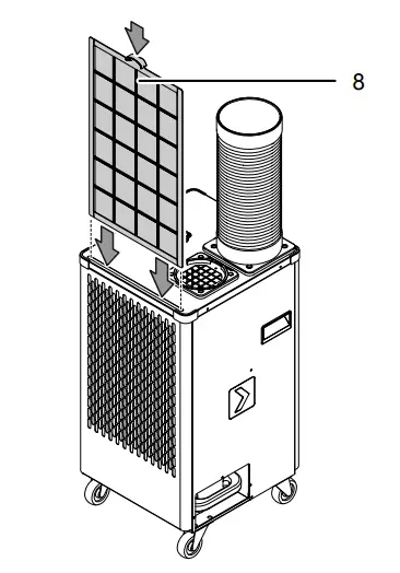 TROTEC PT 2700 SP Spot Cooling Air Conditioning Unit - figure 7