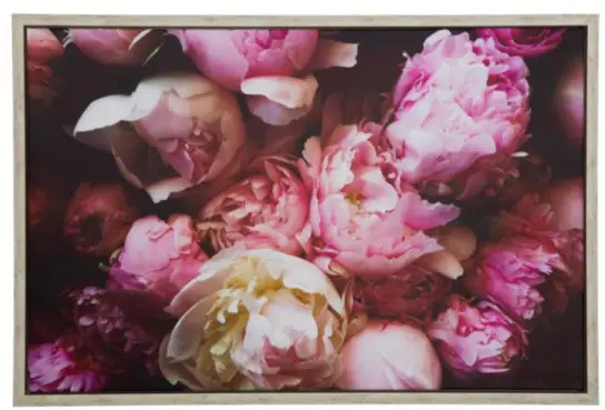 YOSEMITE HOME DECOR 3230101 Blushing Peonies II H Framed Photo product