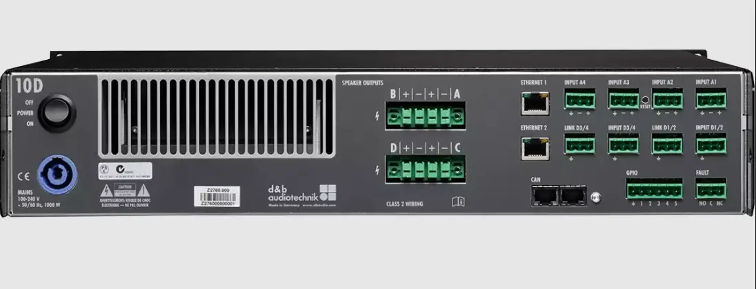 D B Audiotechnik 10d Amplifier User Guide D B Audiotechnik 10d Amplifier User Guide