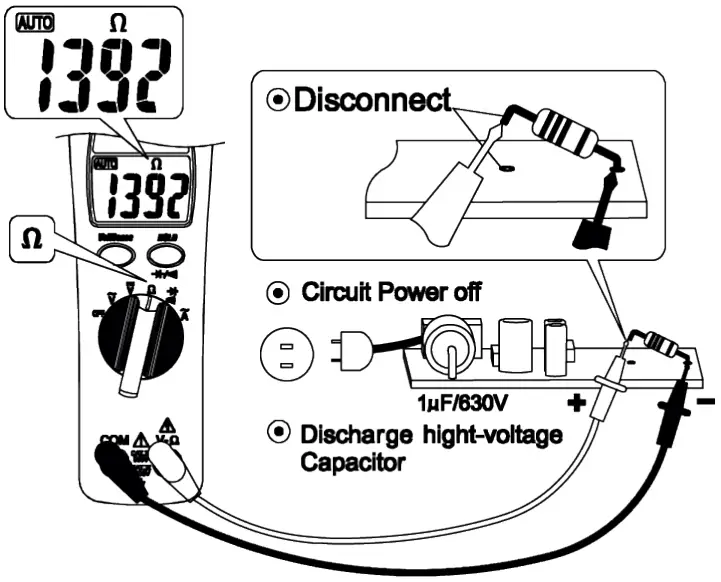 Megger DCM330 Clamp Meter - Operation 7