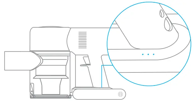 dreame V11 Cordless Vacuum Cleaner - Status Indicator