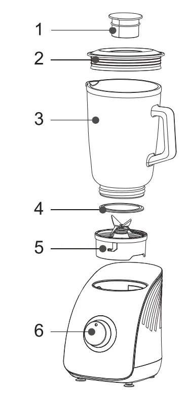 aigostar-300100JDF-Table-Blender-1