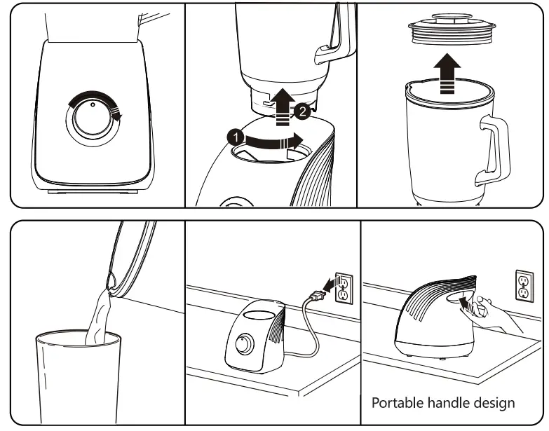 aigostar-300100JDF-Table-Blender-4