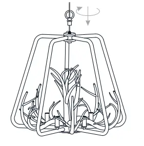 QUOIZEL-QOP5616RK-26-Inch-Rustic-Black-Pendant-Ceiling-Light-FIG4