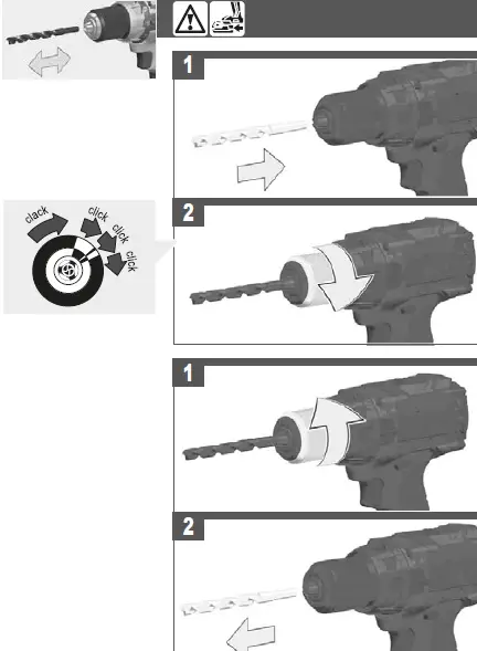 AEG- BSB18C2BL-Cordless-Percussion-Drill-Instruction-19