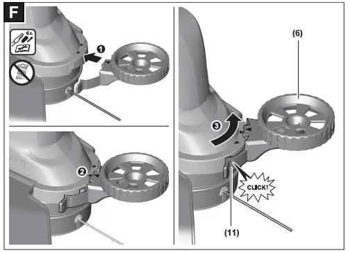 BOSCH Universalgrasscut 260mm Cordless Grass Trimmer-11