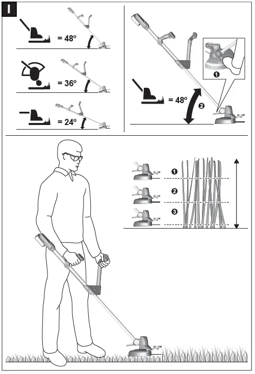 BOSCH Universalgrasscut 260mm Cordless Grass Trimmer-14