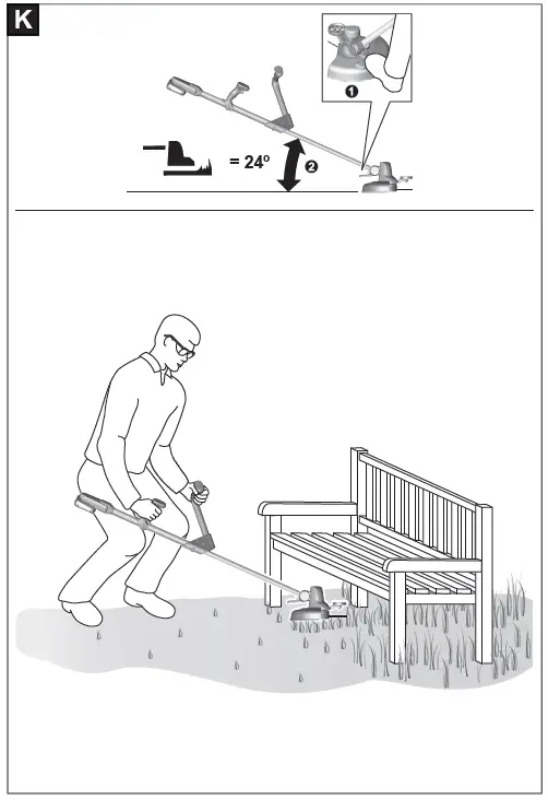 BOSCH Universalgrasscut 260mm Cordless Grass Trimmer-16