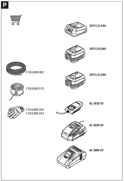 BOSCH Universalgrasscut 260mm Cordless Grass Trimmer-21