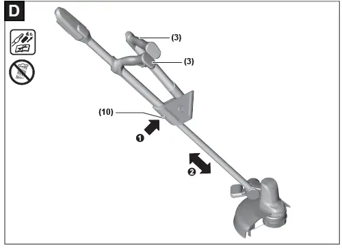 BOSCH Universalgrasscut 260mm Cordless Grass Trimmer-8
