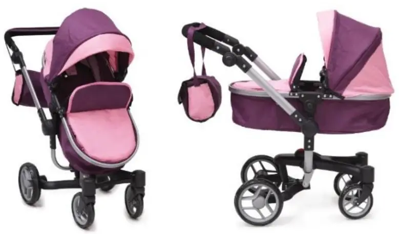 MONI 9694 Violette Foldable Doll Stroller