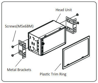 SOUND STREAM VM-700HB 2 DIN MP3MP4 USB Player -