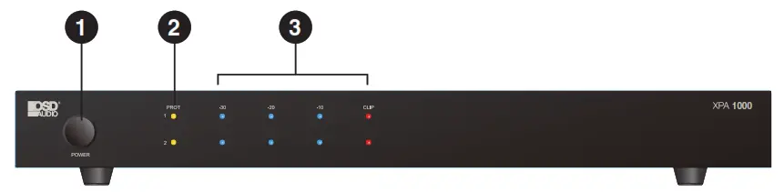 OSD AUDIO XPA1000, XPA600 Commercial Digital Amplifier - Fig