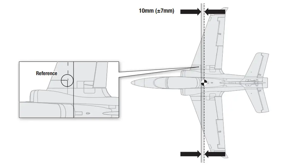 HORIZON Viper 90mm EDF -Center of Gravity