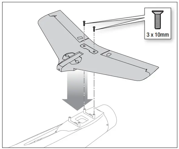 HORIZON Viper 90mm EDF -Horizontal Stabilizer Installation