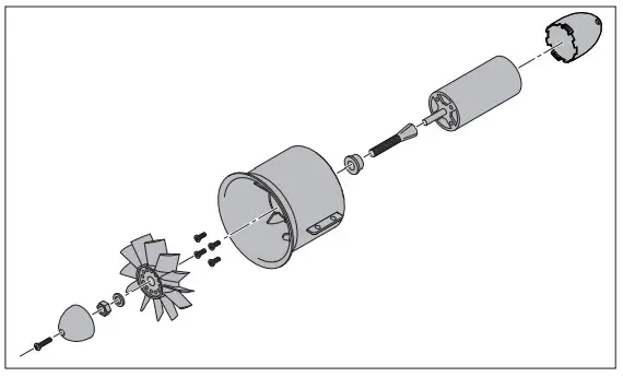 HORIZON Viper 90mm EDF -Installing the Power System2