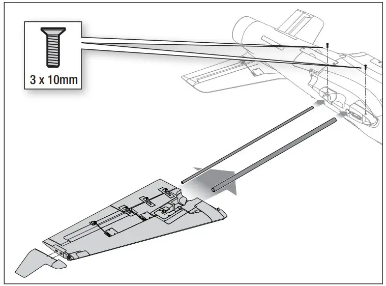 HORIZON Viper 90mm EDF -Wing Installation