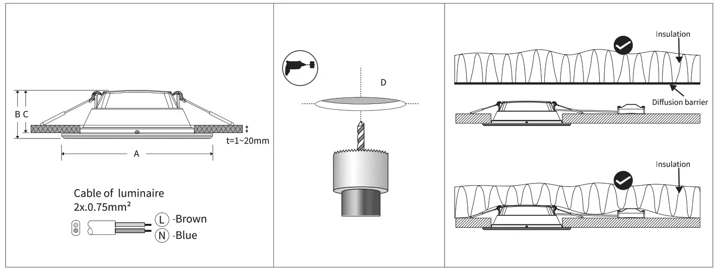 PHILIPS DN027B LED Downlight - fig 1