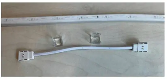 OSRAM LINEARlight Flex Diffuse LED Strip - Assembly with strip-to-strip middle jumper