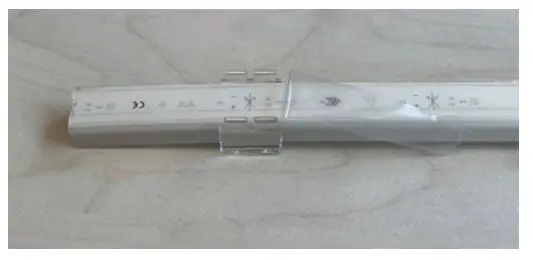 OSRAM LINEARlight Flex Diffuse LED Strip - Insert the transparent cage as shown