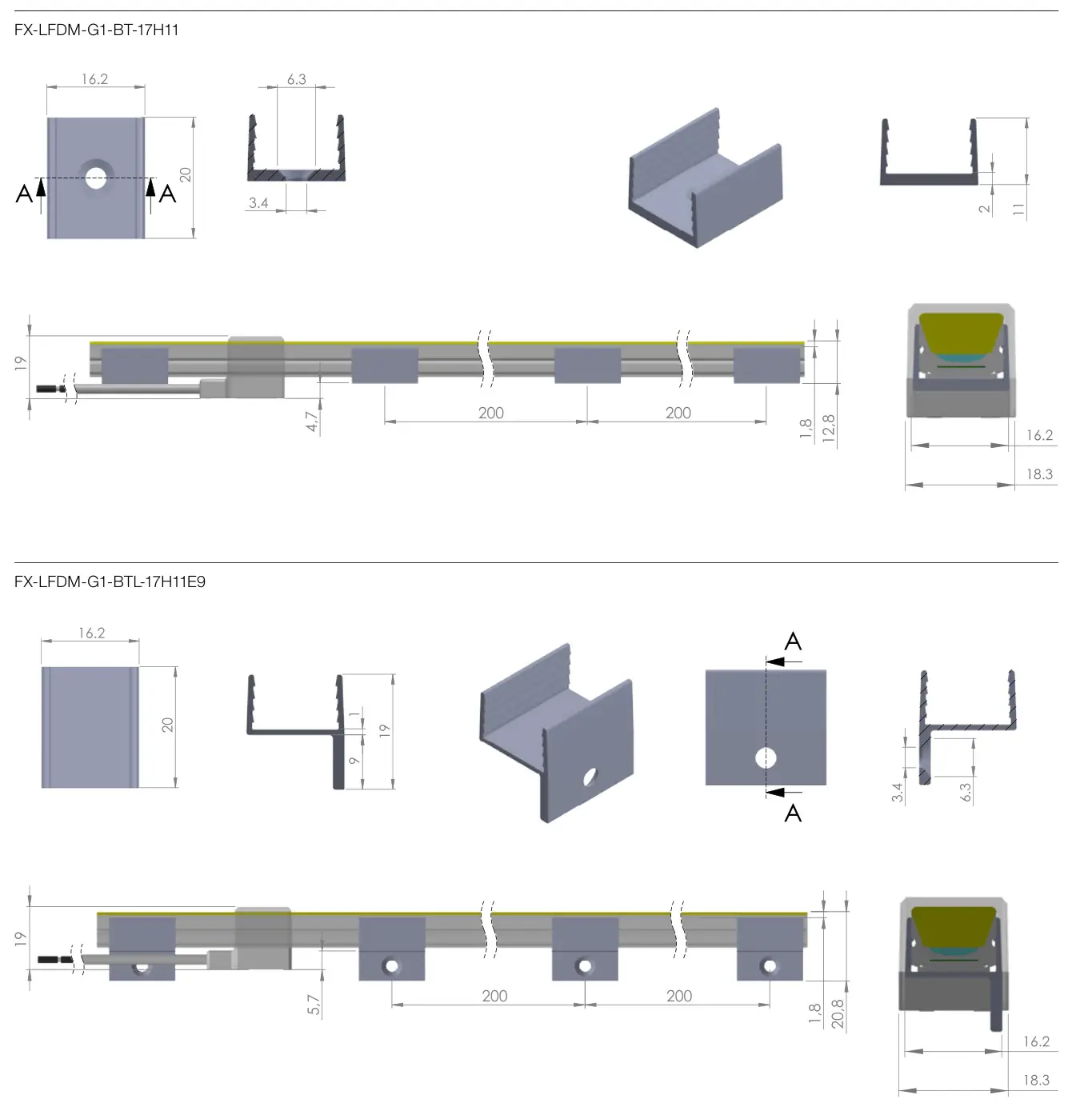 OSRAM LINEARlight Flex Diffuse LED Strip - LINEARlight Flex Diffuse TOP
