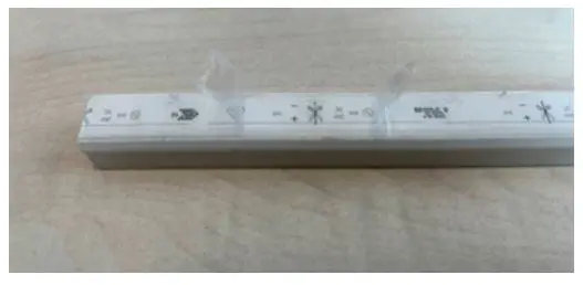 OSRAM LINEARlight Flex Diffuse LED Strip - The connector can be installed over any “scissors” symbol along