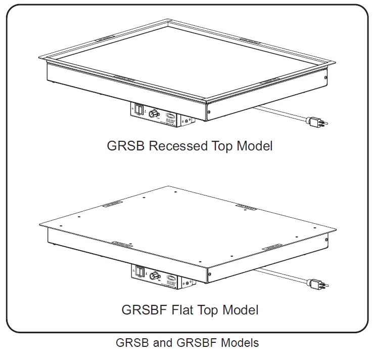 Hatco GRS-24-H Glo-Ray Deep Stainless Steel Top Steel Portable Heated Shelf 2