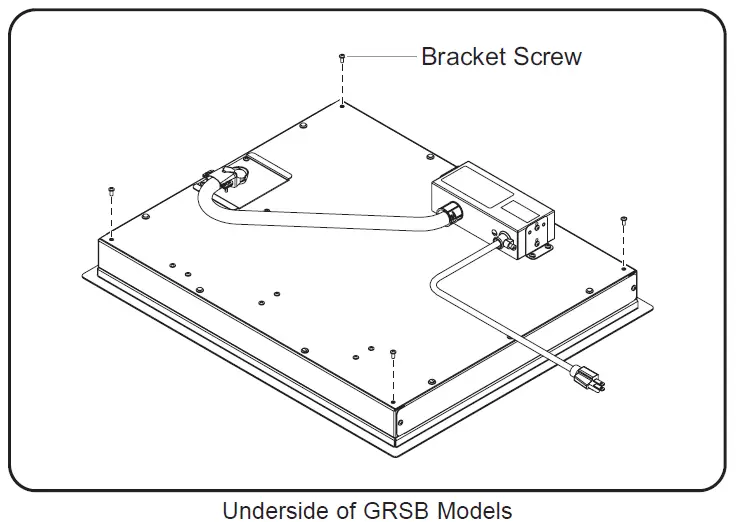 Hatco GRS-24-H Glo-Ray Deep Stainless Steel Top Steel Portable Heated Shelf 9