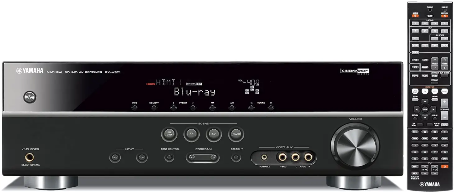 Yamaha-RX-V371BL-5.1-Channel-A-V-Receiver-Product