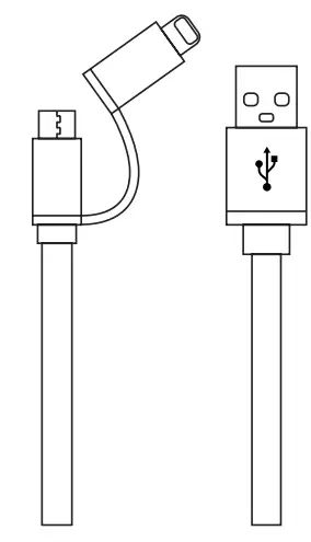 C86224 Alarm Clock Charging Station Included USB to Micro USB or Lightning Cable
