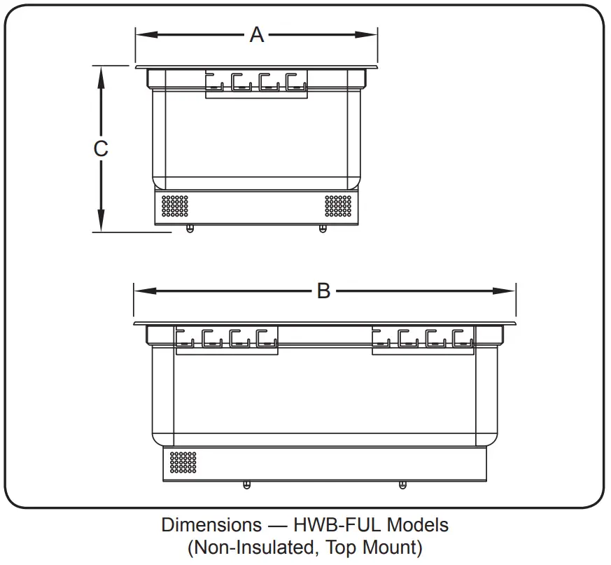 Hatco HWB Series Built-In Heated Wells fig 11