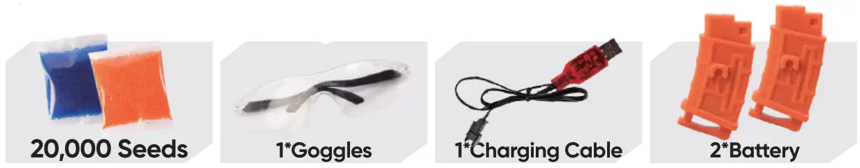 CAISSA MP-5 Electric with Gel Ball Blaster-FIG2