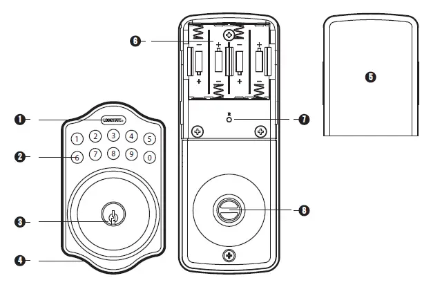 LockState ‎OE-550DB-626 WiFi Deadbolt Satin Nickel - 15