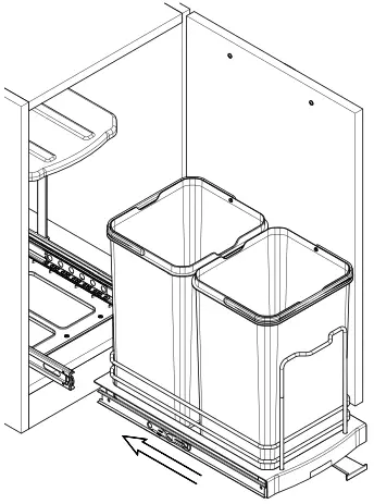 STARAC S-2571 Waste Bin A07