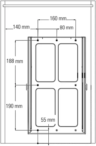 STARAC S-2571 Waste Bin B02