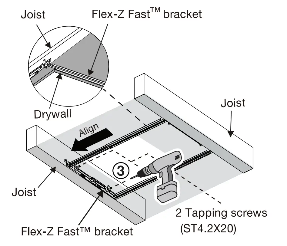 Install Flex-Z Fast™ Bracket