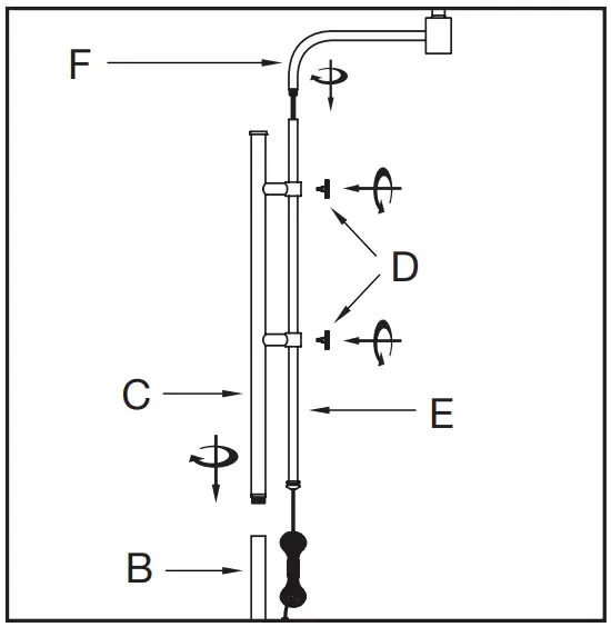 Henn Hart Adjustable Floor Lamp - setup 2