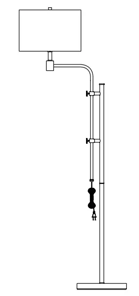 Henn Hart Adjustable Floor Lamp