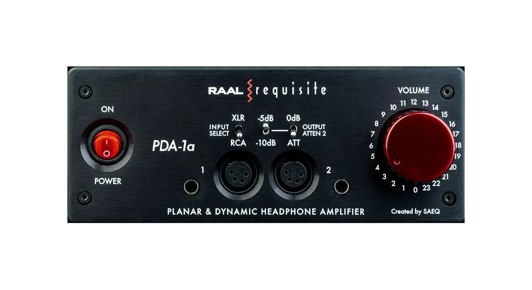 Raal Requisite Pda-1a Planar & Dynamic Headphone Amplifier User Manual