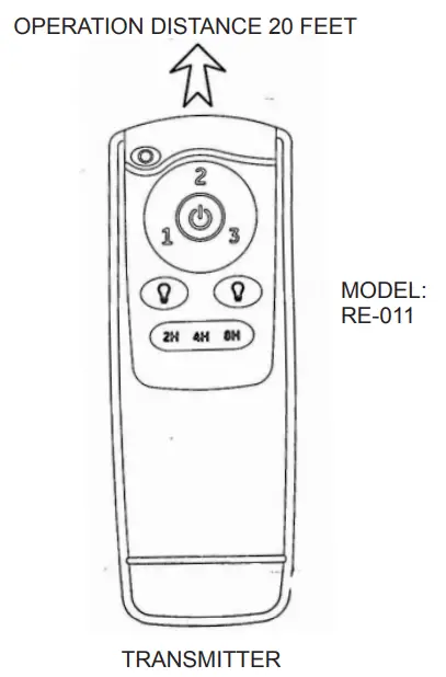 Parrot Uncle F3523110V 36 Inch Farmhouse Ceiling Fan with Lighting and Remote - fig 14