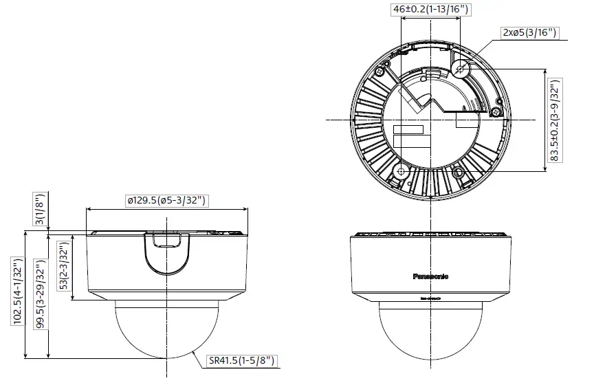Panasonic-WV-S2236L-i-PRO-Extreme-H-265-Dome-Network-FIG-1