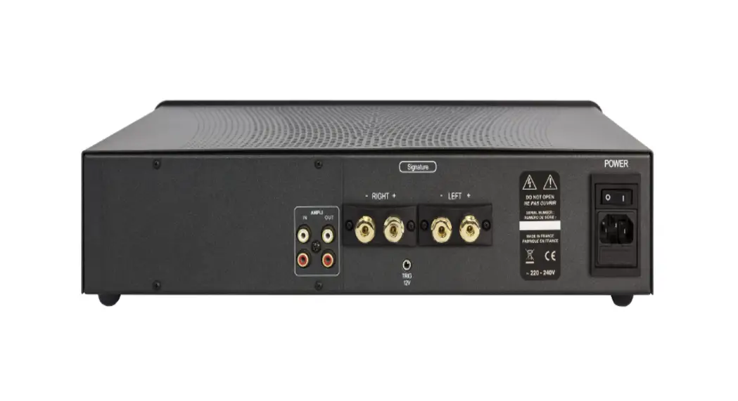 Atoll Electronique Am100 Signature Stereo Power Amplifier Owner's Manual