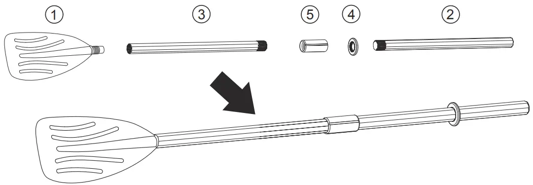 Bestway 61145 Inflatable Boat 3 Seater - fig