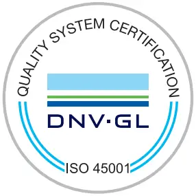 Quality system certification - ISO 45001