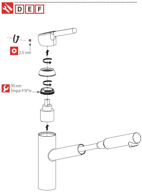 FRANKE SET G200O ORBIT Kitchen Faucet - 10