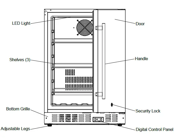 SUMMIT-ALR15B-Outdoor-and-Indoor-Frost-Free-Refrigerators-And-Freezers-fig-2